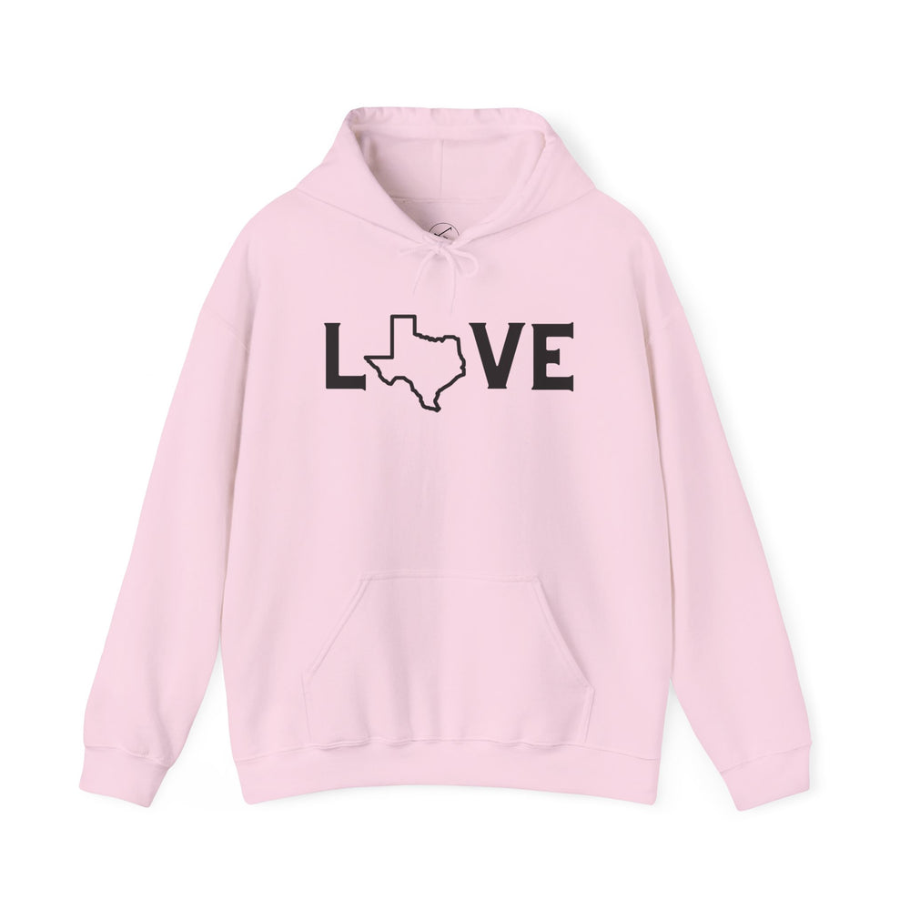 Texas Love Hoodie – Cozy Comfort with a Lone Star Twist