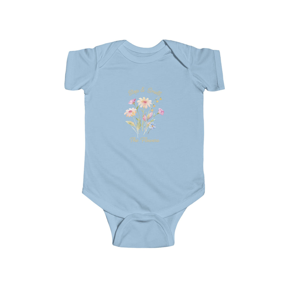Stop & Smell The Flowers Infant Fine Jersey Bodysuit