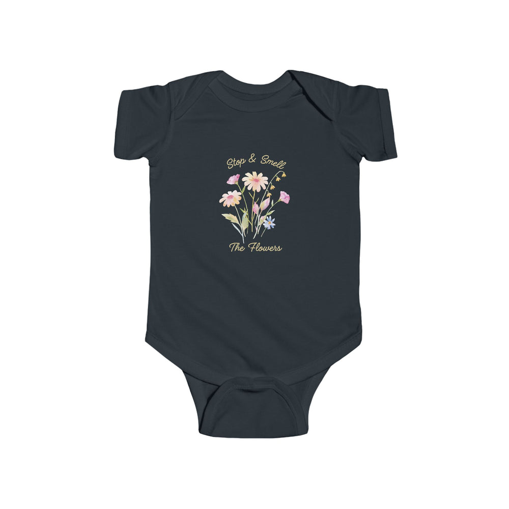 Stop & Smell The Flowers Infant Fine Jersey Bodysuit