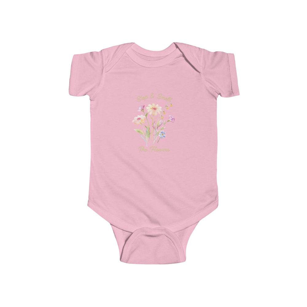 Stop & Smell The Flowers Infant Fine Jersey Bodysuit