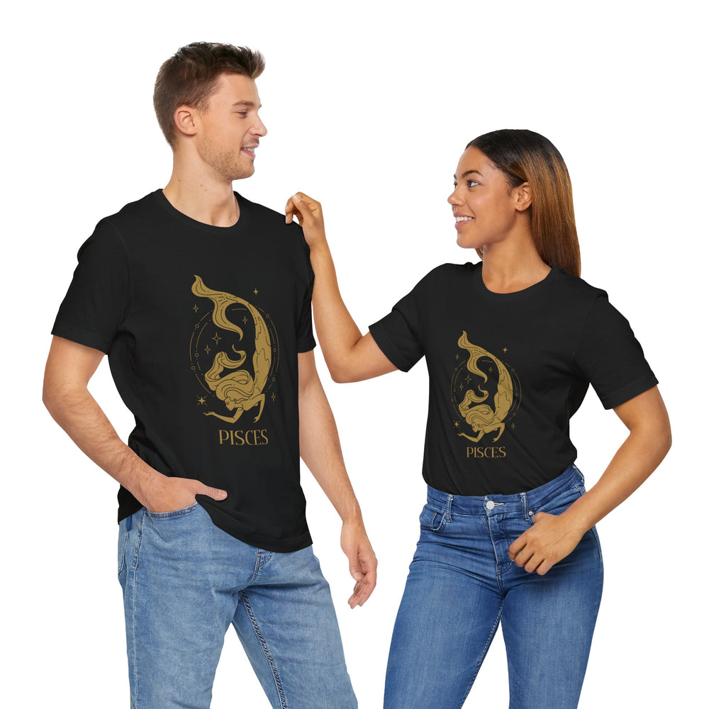 Pisces Constellation Zodiac Unisex Jersey Short Sleeve Tee