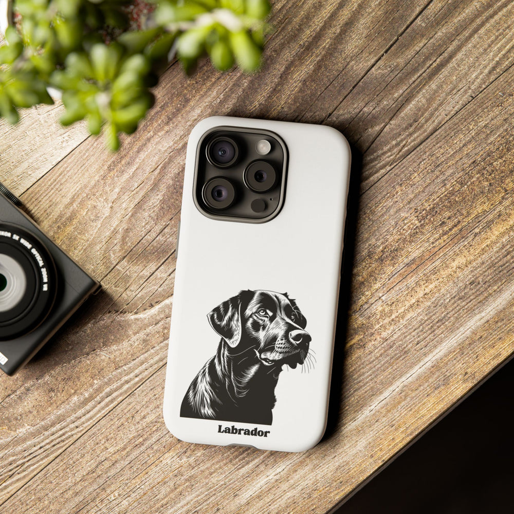 Black Lab Protective Phone Case