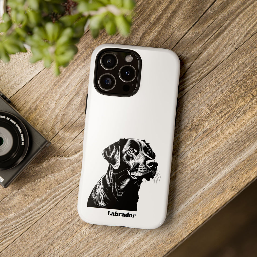 Black Lab Protective Phone Case