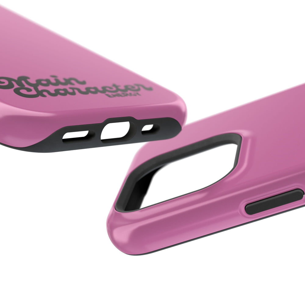 Main Character Energy Pink Edition Magnetic Tough iPhone 16, 15, 14, 13 Pro & Max Cases