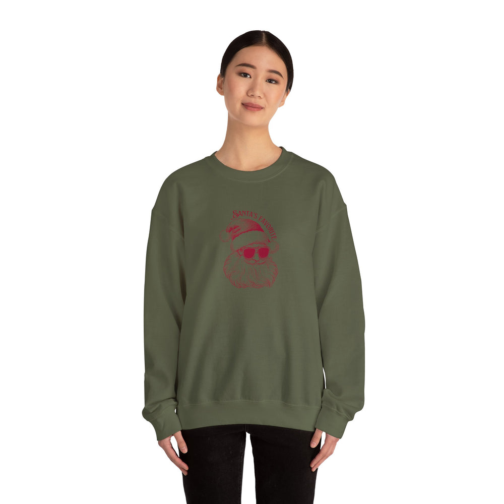 Santa's Favorite Crewneck Sweatshirt