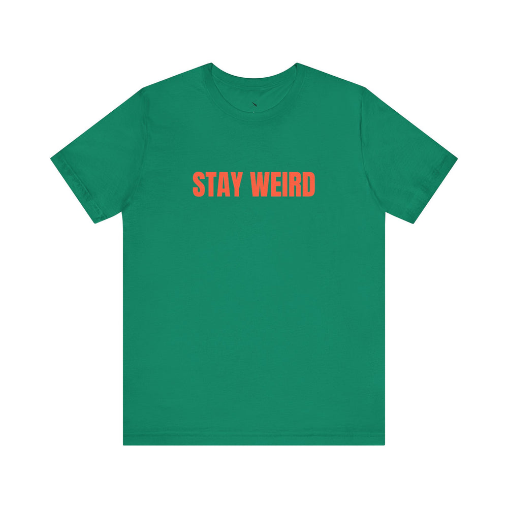 Stay Weird Oversized Tee – Embrace Your Uniqueness. Own the Moment. 🌀🖤