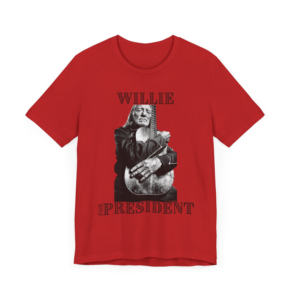 🎸 Willie For President – Jersey Short Sleeve Tee