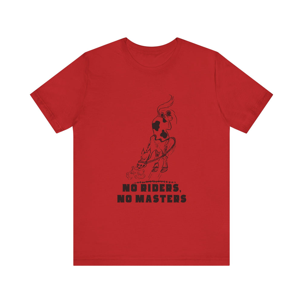 No Riders No Masters V.2 Jersey Short Sleeve Tee