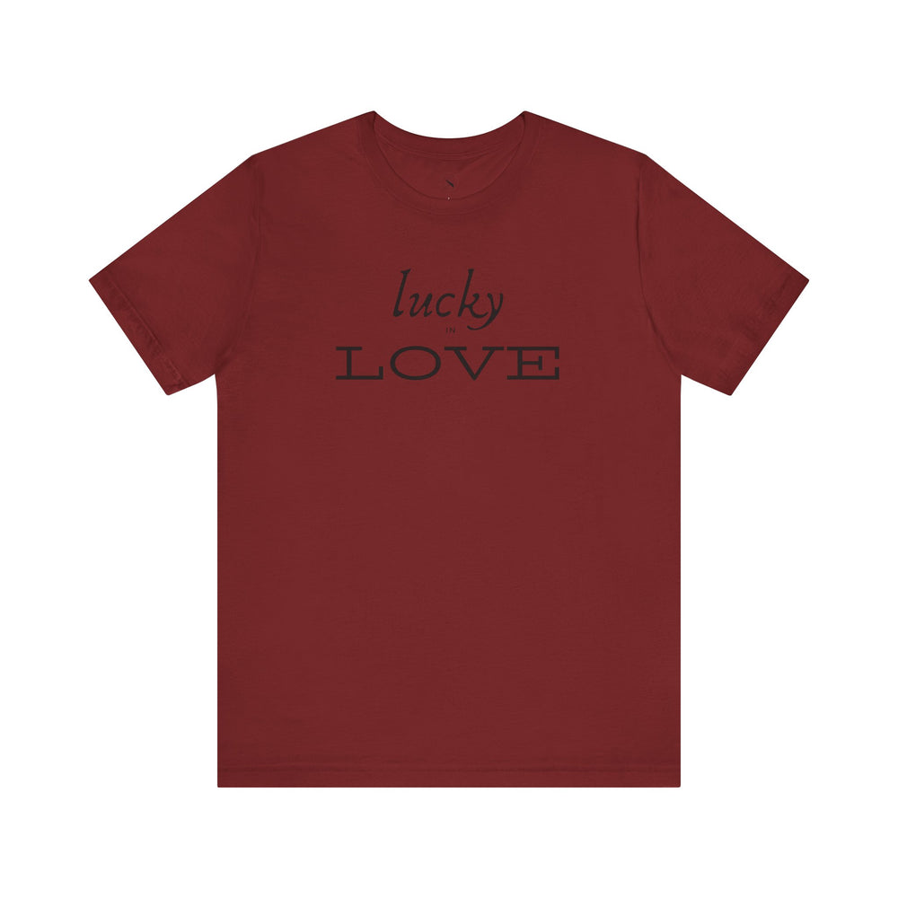 Lucky In Love Jersey Short Sleeve Tee