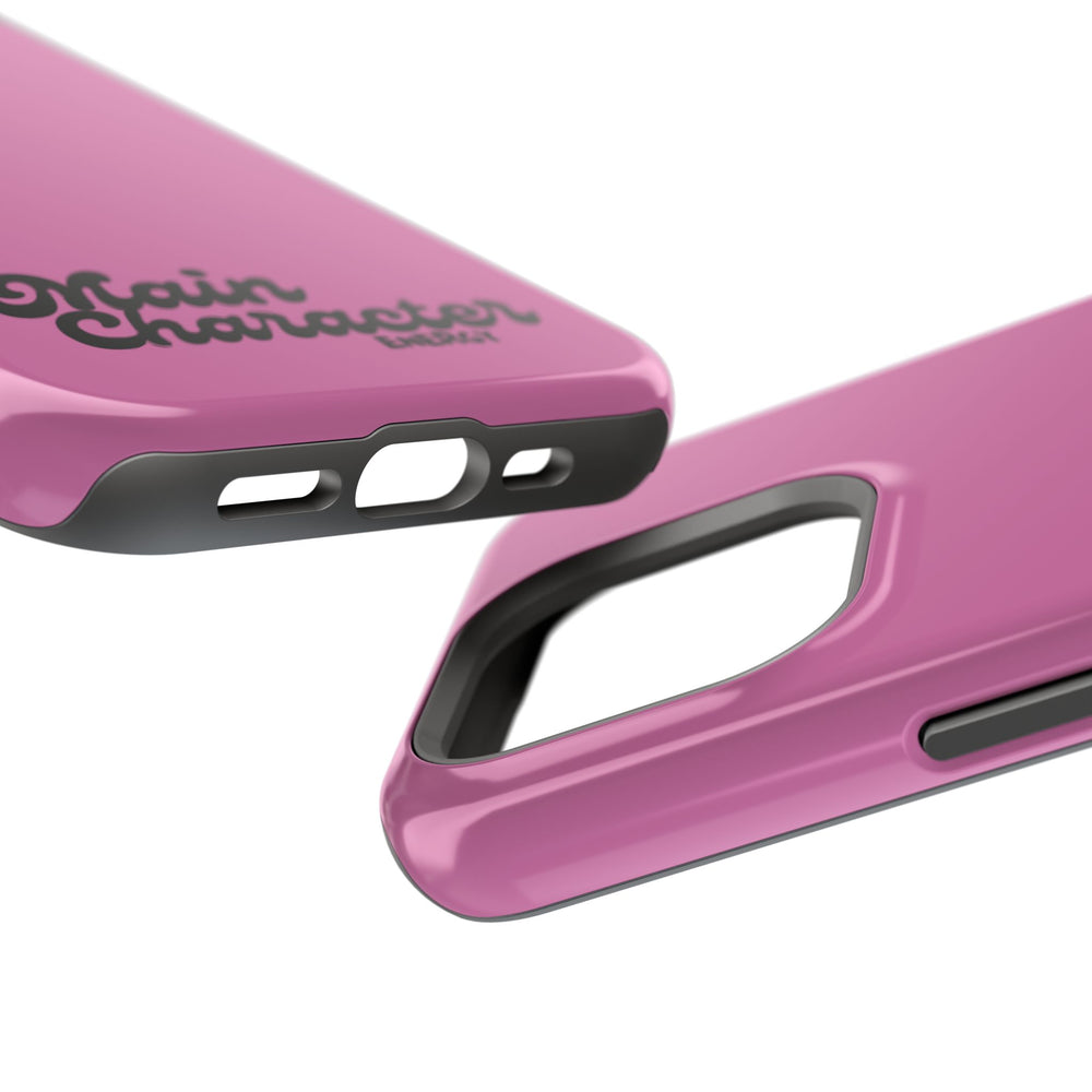 Main Character Energy Pink Edition Magnetic Tough iPhone 16, 15, 14, 13 Pro & Max Cases