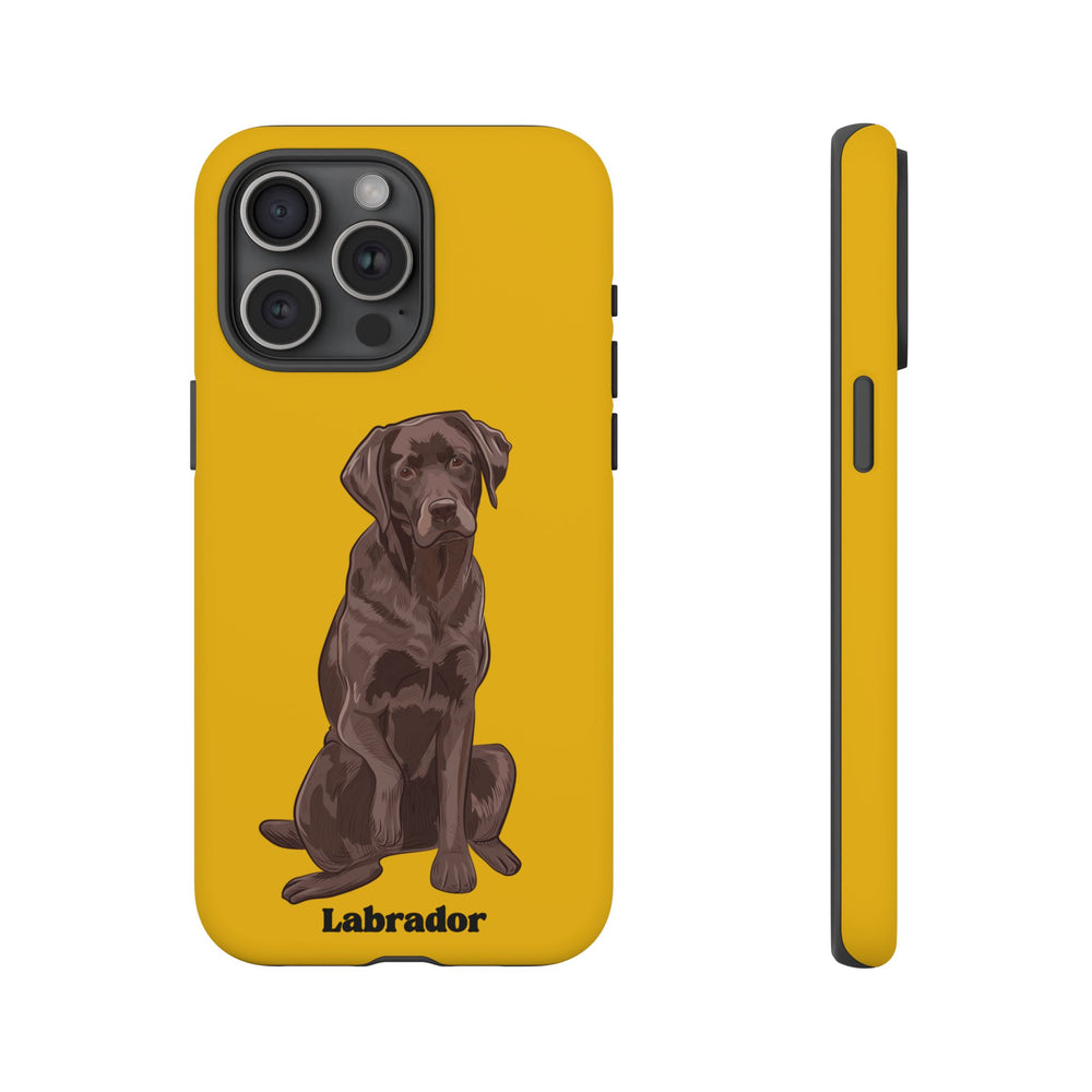 Chocolate Lab Protective Phone Case