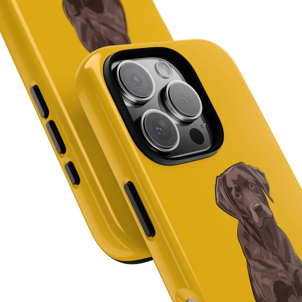 Chocolate Lab Protective Phone Case