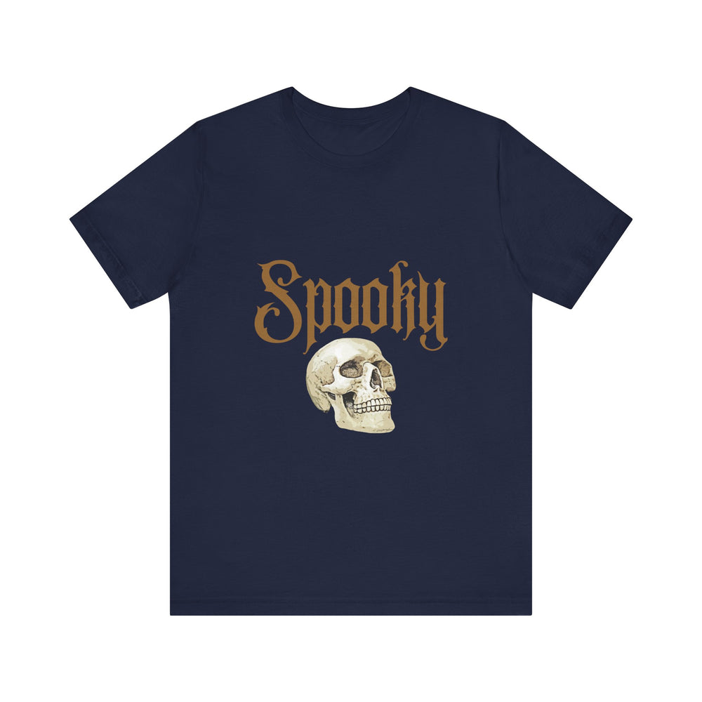 Spooky Skull Halloween Unisex Jersey Short Sleeve Tee