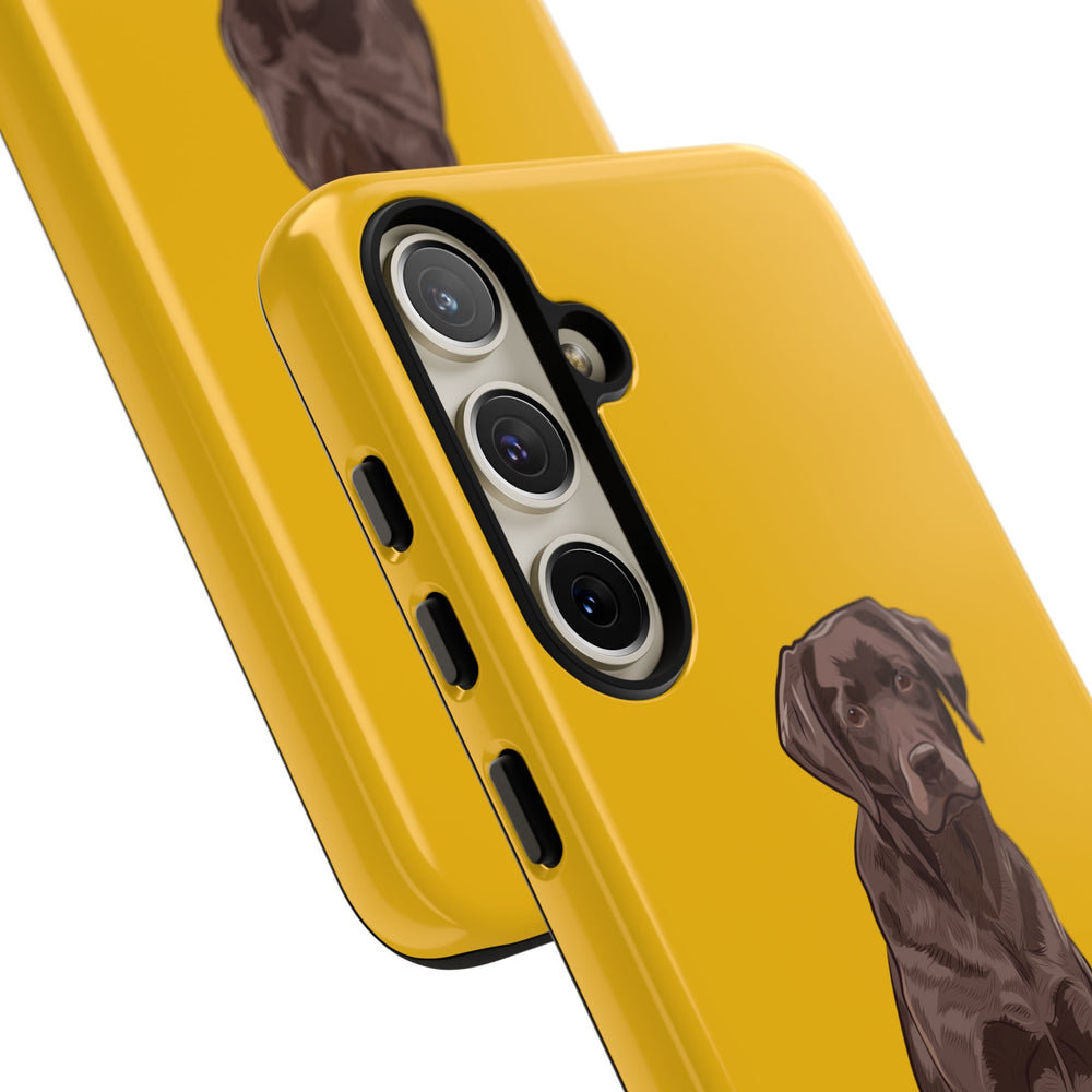 Chocolate Lab Protective Phone Case