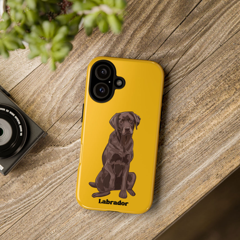 Chocolate Lab Protective Phone Case