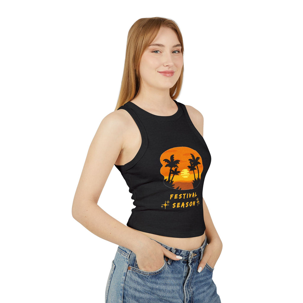 Festival Season - Women's Micro Rib Racer Tank Top