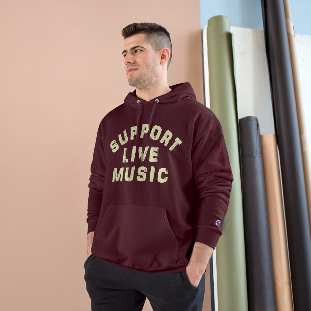 Support Live Music Champion Hoodie
