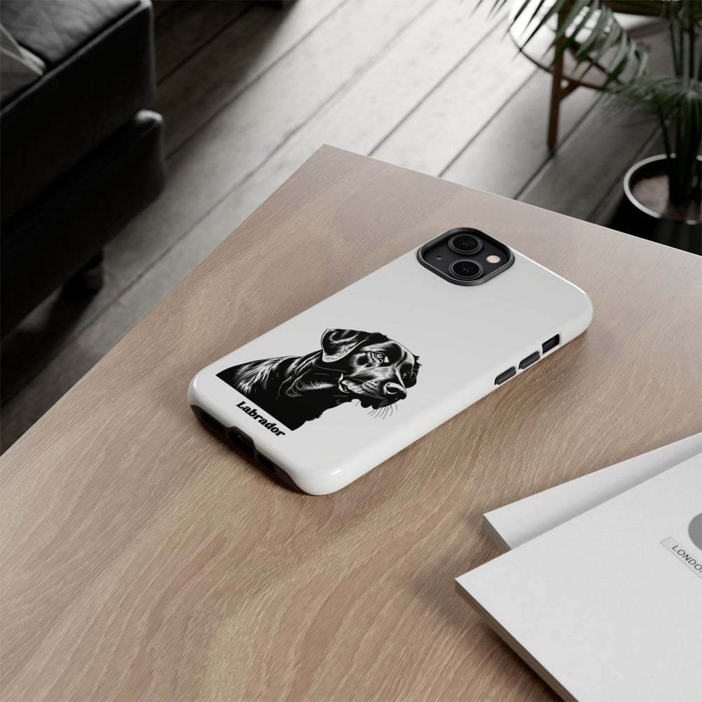 Black Lab Protective Phone Case