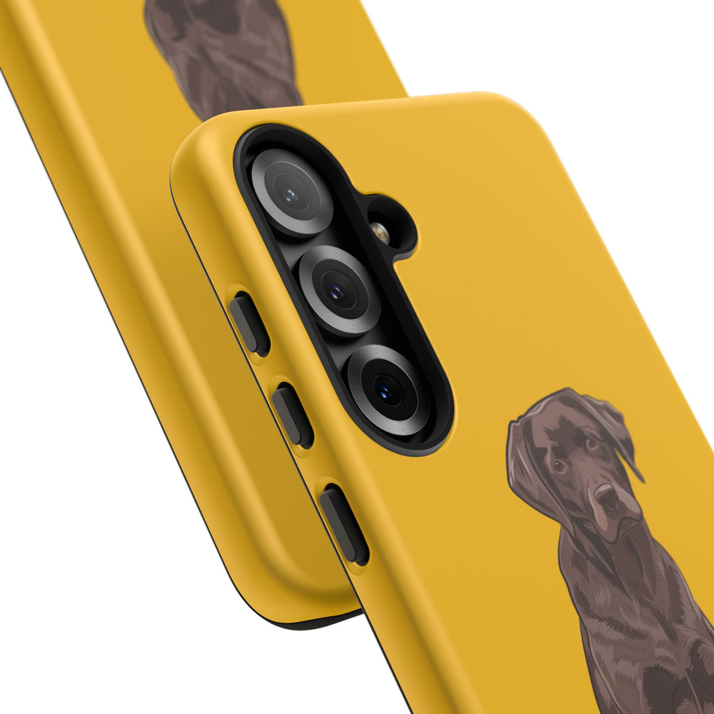 Chocolate Lab Protective Phone Case