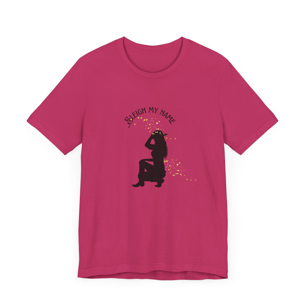 Sleigh My Name Holiday T-Shirt Cowgirl