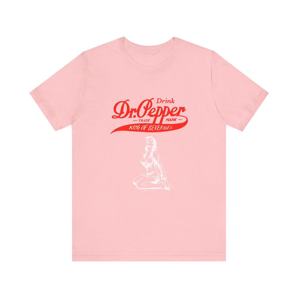 Drink Dr. Pepper Men's Short Sleeve PinUp Tee