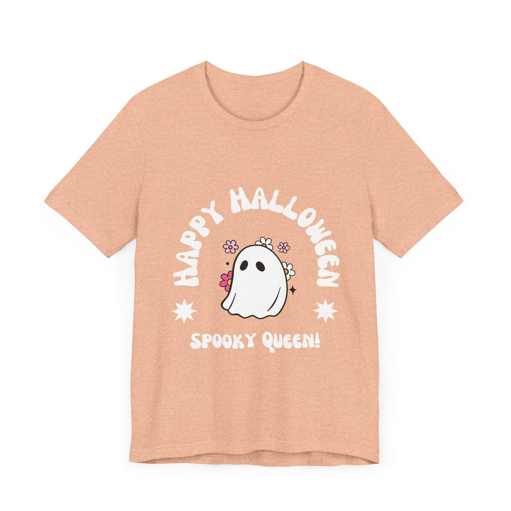 Happy Halloween Spooky Queen Unisex Jersey Short Sleeve Tee