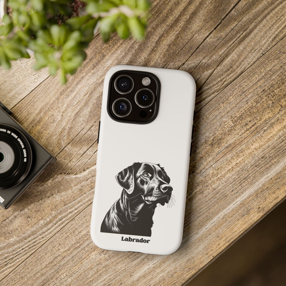 Black Lab Protective Phone Case