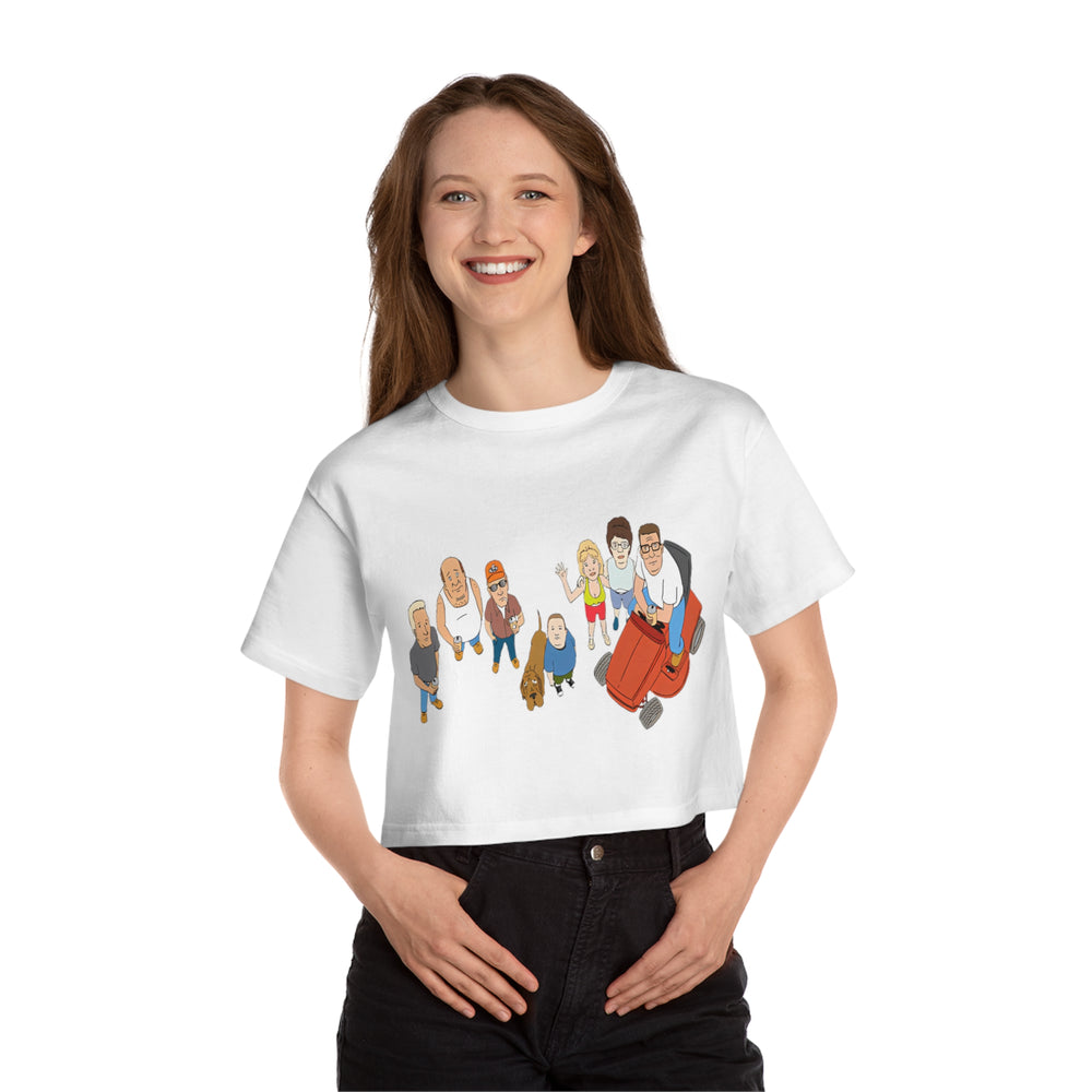 King Of The Hill Characters Champion Women's Heritage Cropped T-Shirt KOTH