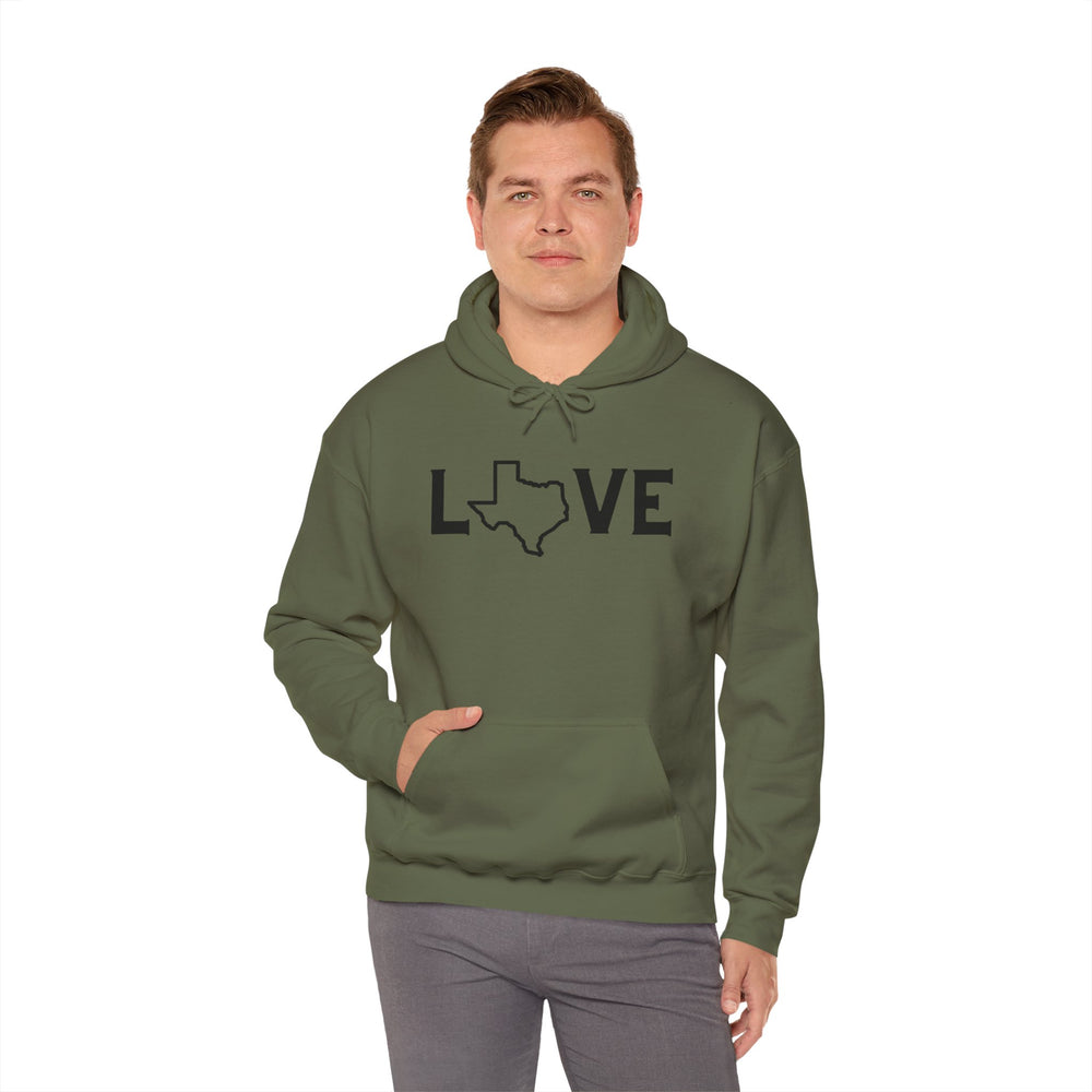 Texas Love Hoodie – Cozy Comfort with a Lone Star Twist