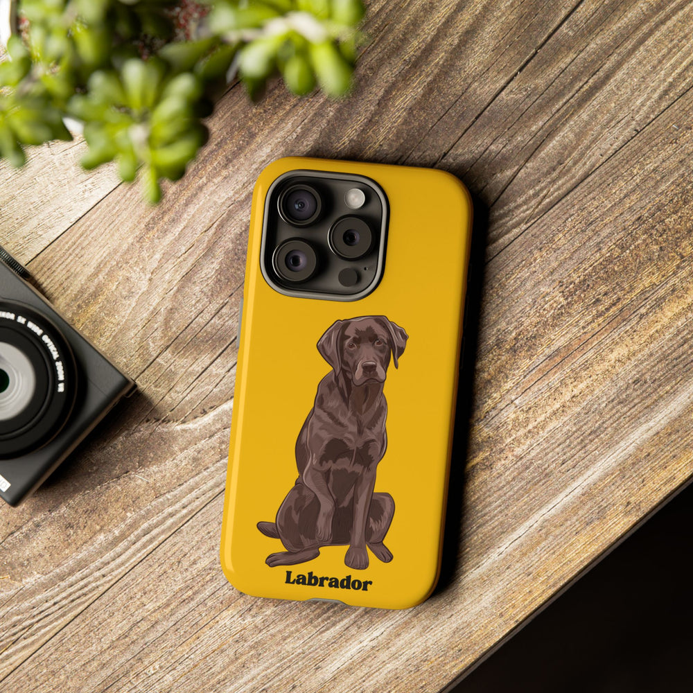 Chocolate Lab Protective Phone Case