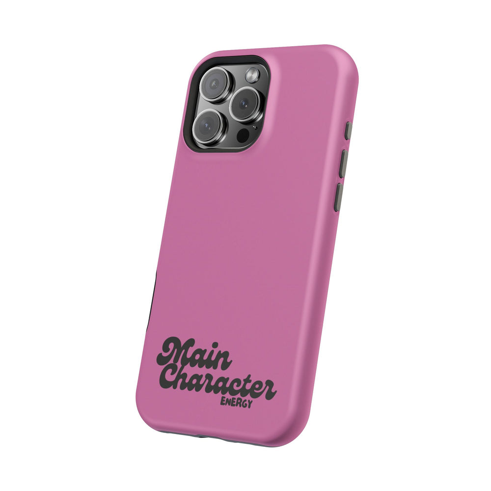 Main Character Energy Pink Edition Magnetic Tough iPhone 16, 15, 14, 13 Pro & Max Cases