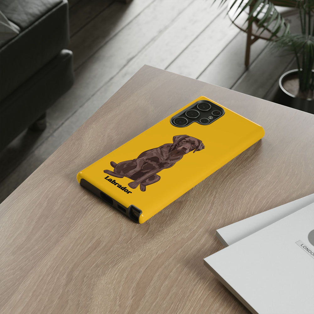 Chocolate Lab Protective Phone Case