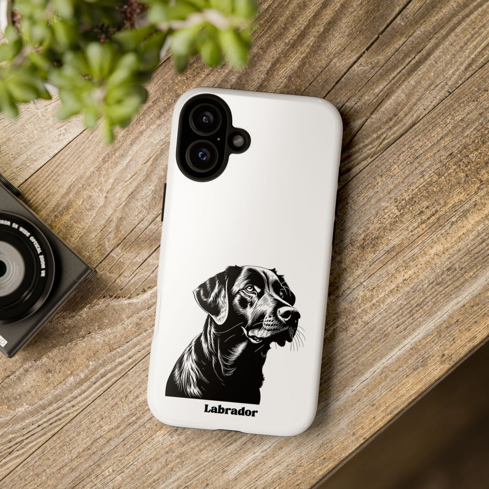 Black Lab Protective Phone Case