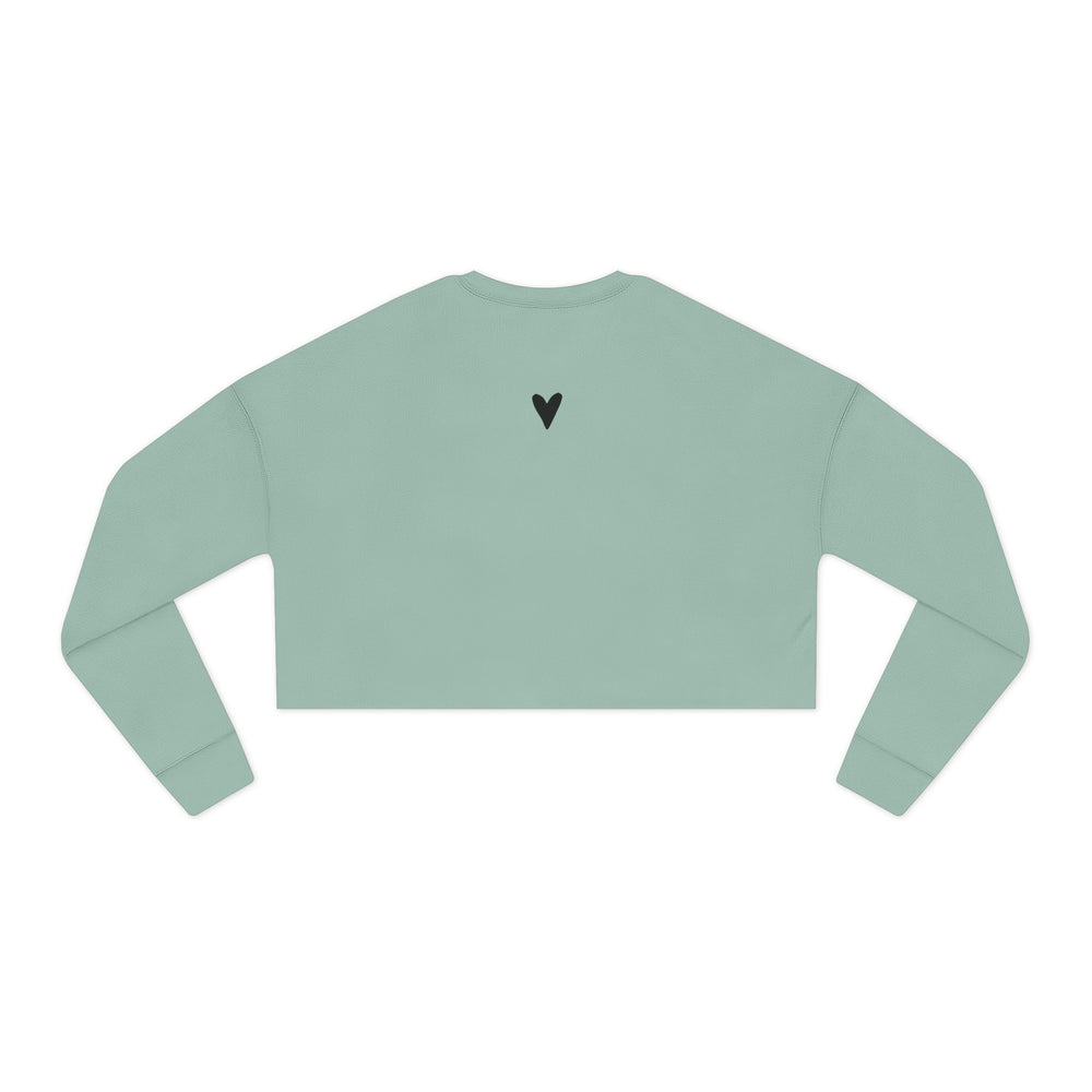 Find Your Thrill Mantra Women's Cropped Sweatshirt – Bold Style, Bigger Purpose 🌞💛