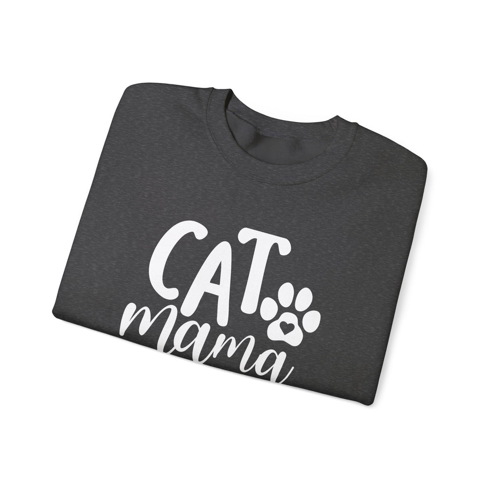 Cat Mama Crewneck Sweatshirt
