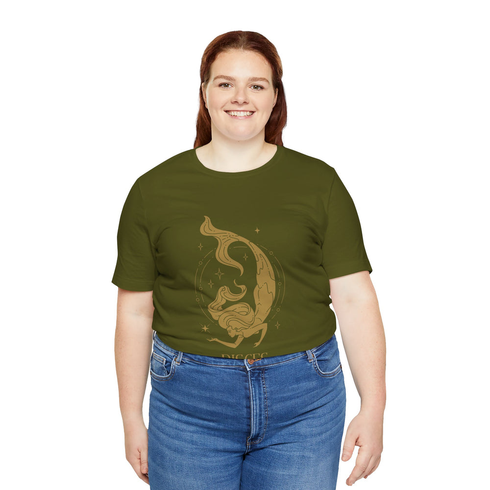 Pisces Constellation Zodiac Unisex Jersey Short Sleeve Tee