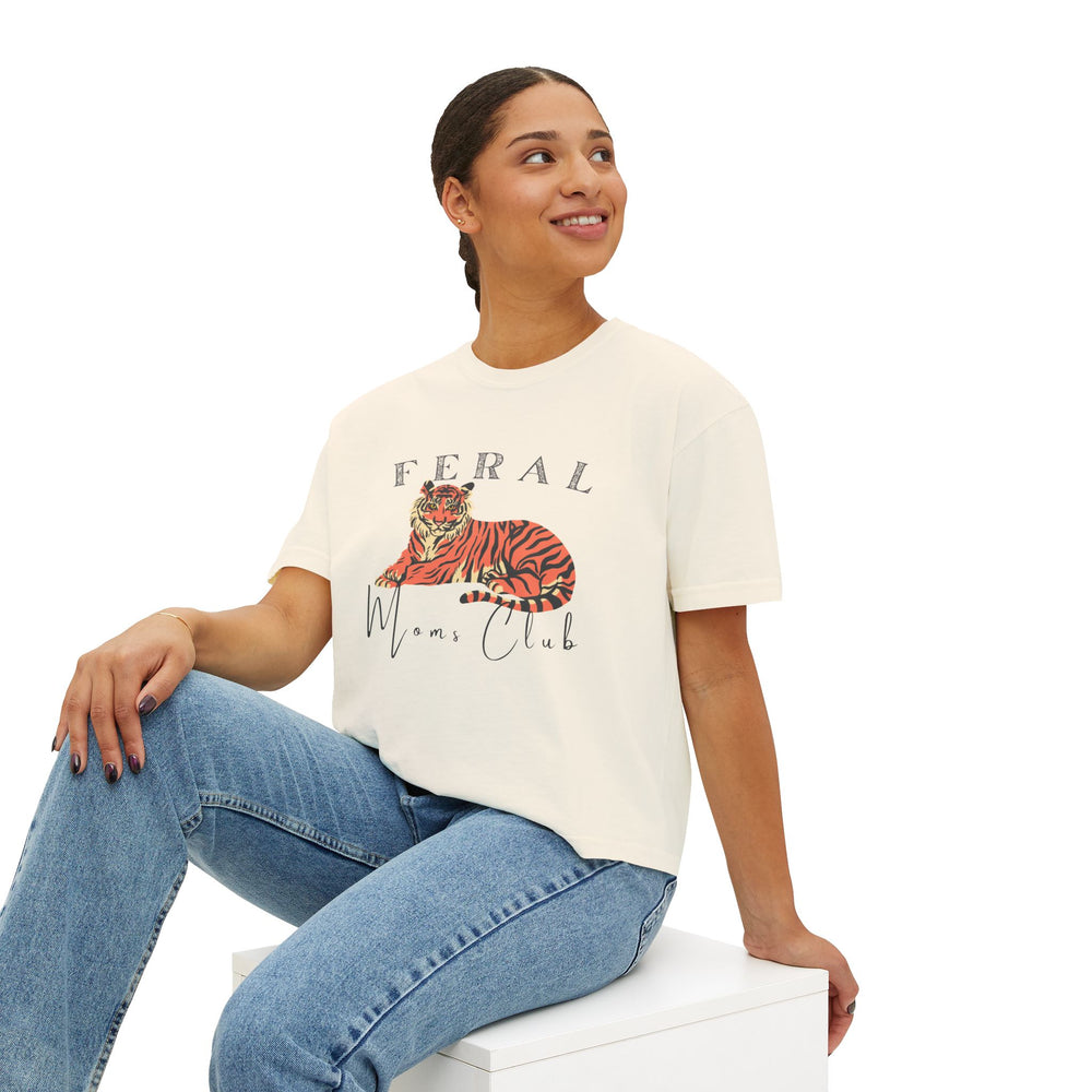 Feral Mom's Club Women's Boxy Tee