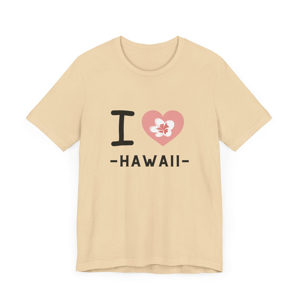 I Love Hawaii Unisex Jersey Short Sleeve Tee