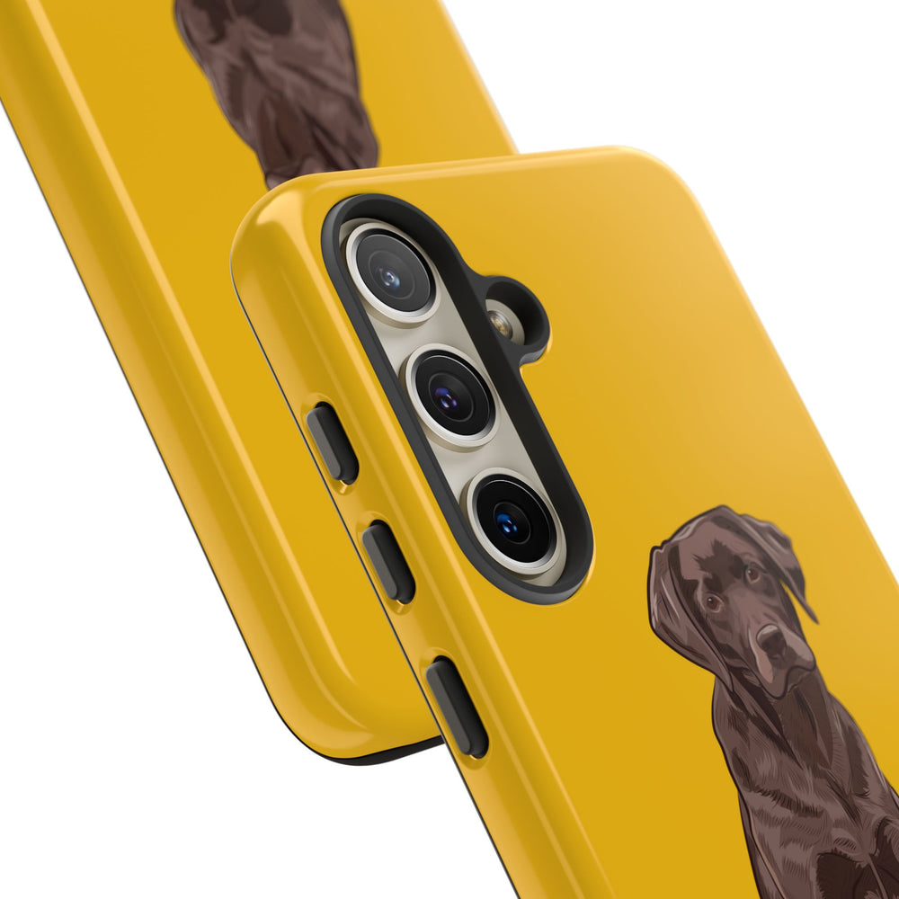 Chocolate Lab Protective Phone Case