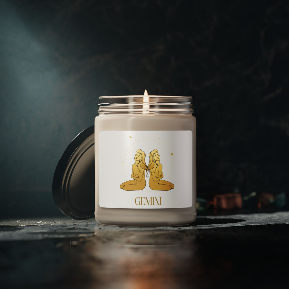 Gemini Zodiac Scented Soy Candle, 9oz