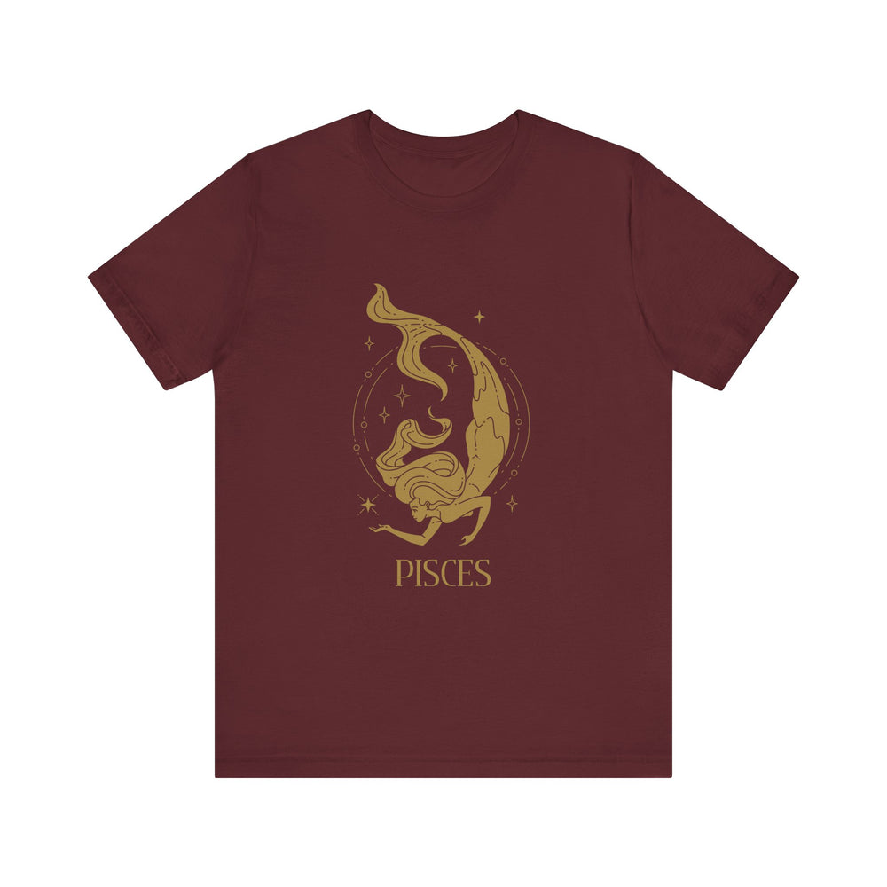 Pisces Constellation Zodiac Unisex Jersey Short Sleeve Tee