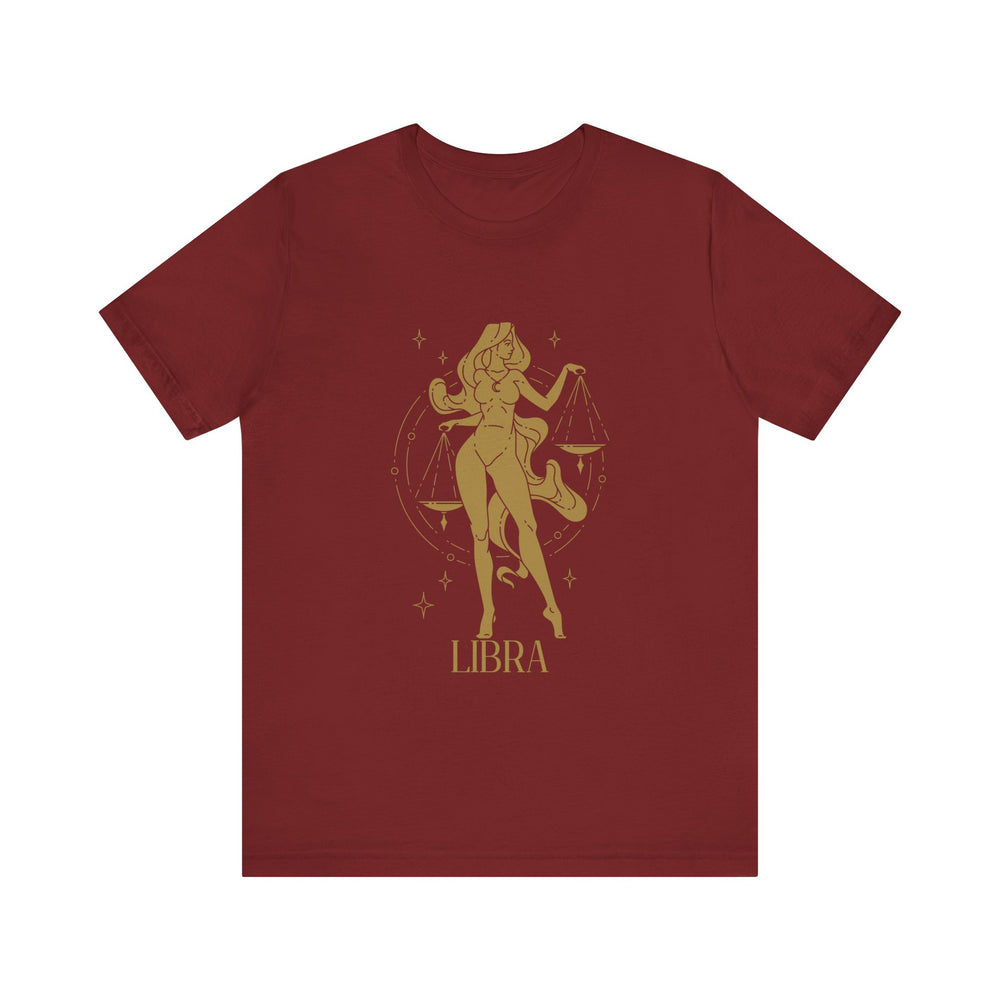 Libra Constellation Zodiac Short Sleeve Tee