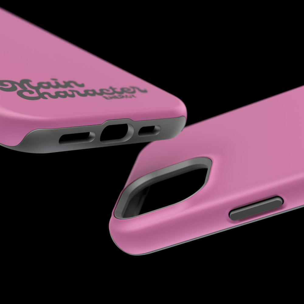 Main Character Energy Pink Edition Magnetic Tough iPhone 16, 15, 14, 13 Pro & Max Cases
