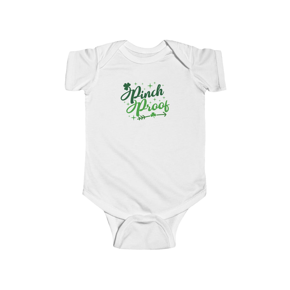 Pinch Proof Infant Bodysuit – Lucky, Comfy & Adorably Festive! 🍀