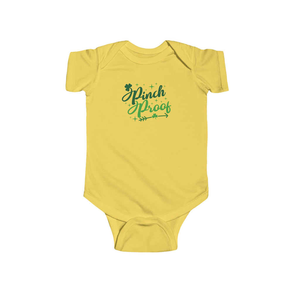 Pinch Proof Infant Bodysuit – Lucky, Comfy & Adorably Festive! 🍀