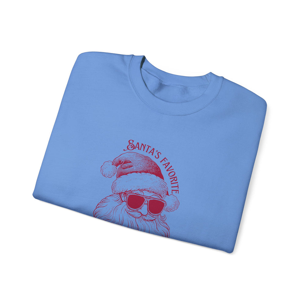 Santa's Favorite Crewneck Sweatshirt