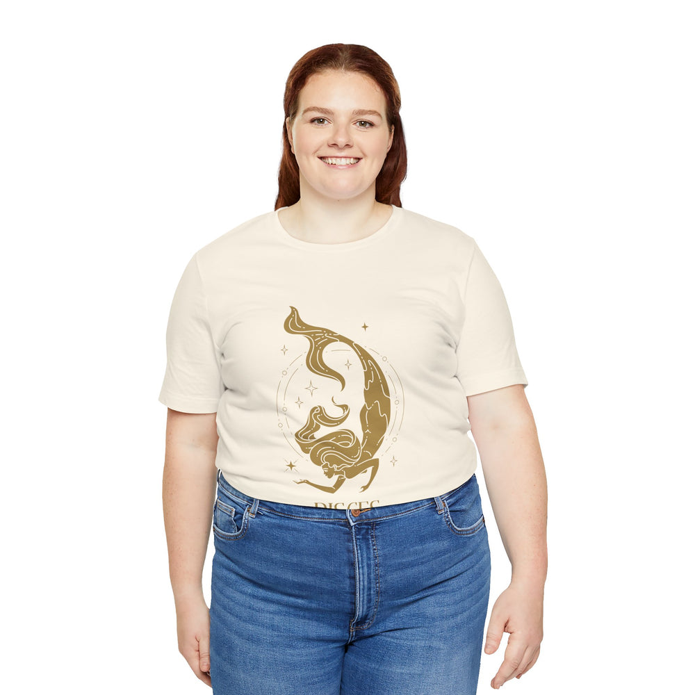 Pisces Constellation Zodiac Unisex Jersey Short Sleeve Tee