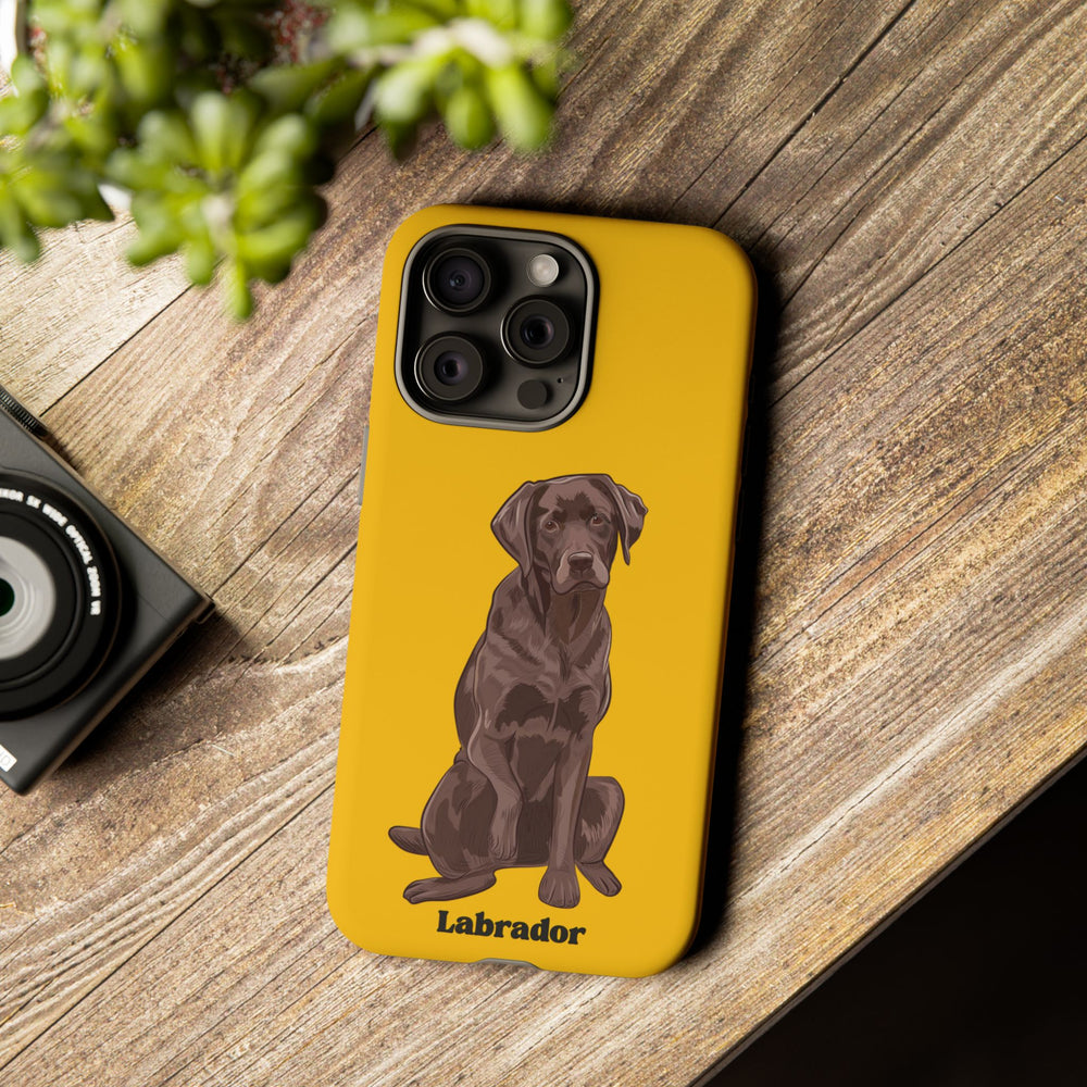 Chocolate Lab Protective Phone Case
