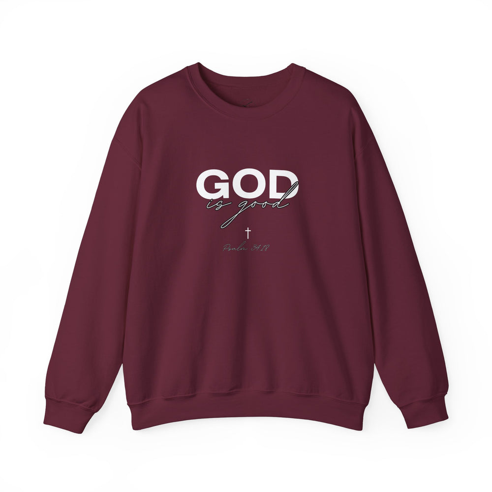 God Is Good - Psalms 34:18 - Crewneck Sweatshirt