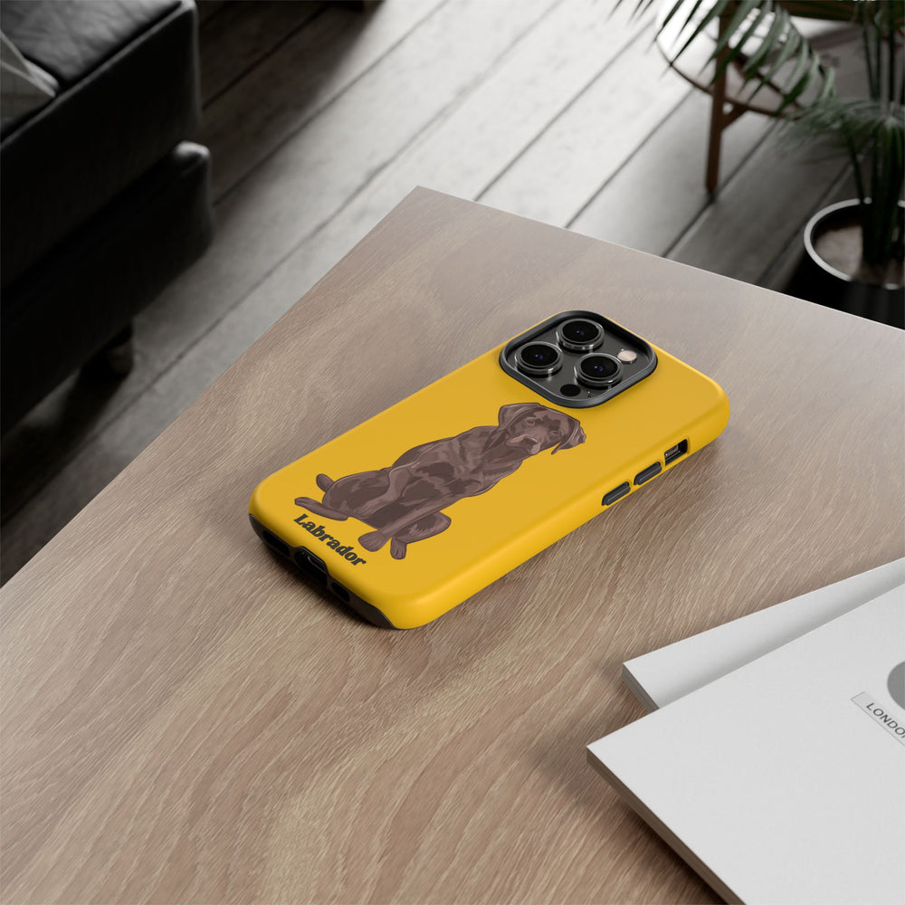 Chocolate Lab Protective Phone Case